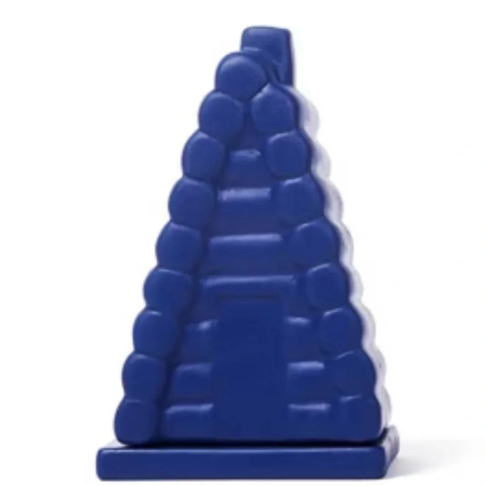 Target Bullseye Blue Ceramic Cabin Incense Burner